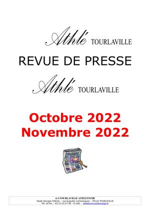 Revue De Presse Octobre Et Novembre 2022