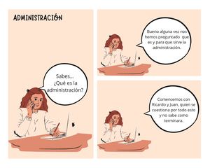 Historieta Administración