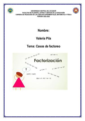 Factorización