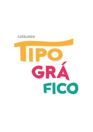 CATALOGO TIPOGRAFICO