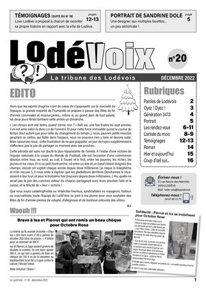 Lodé Voix N°20 Déc 2022