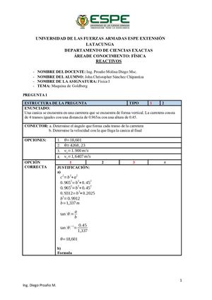 Reactivos Proyecto Final