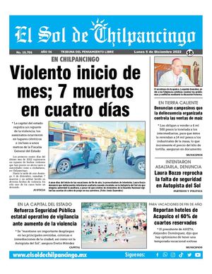 El Sol De Chilpancingo 5 Diciembre 2022