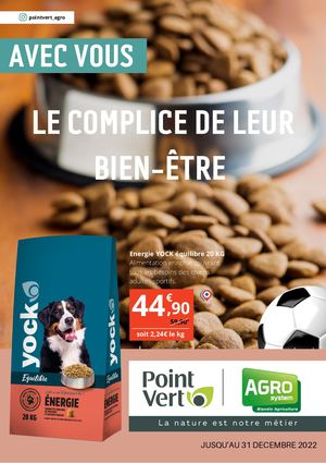 Catalogue POINT VERT (AGRO SYSTEM) | jusqu'au 31 décembre 2022