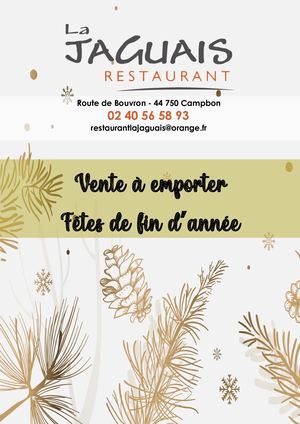 La Jaguais Campbon Menu Des Fêtes A Emporter Ok