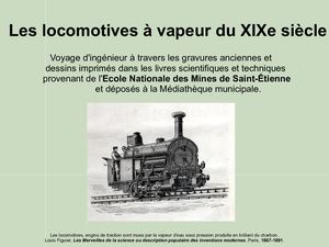 Diaporama locomotives du 19e siècle