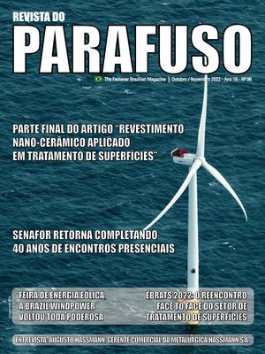 Revista do Parafuso (The Fastener Brazilian Magazine), RP96 issue, Nov. 2022