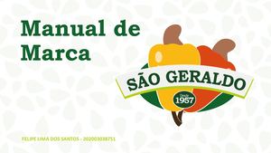 Manual de marca - São Geraldo