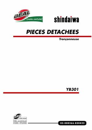 Tronçonneuse SHINDAIWA YB301