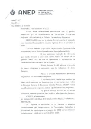 Llamado Maestros Dinamizadores 2023 2025 úLtima Versión Para Publicar