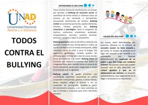 Anexo 1 Folleto Sobre El Bullying