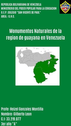 Monumentos Naturales De La Region De Guayana