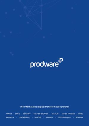 Prodware République Tchèque brochure
