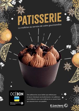 Carte Patisserie Automne Hiver Leclerc SGCV