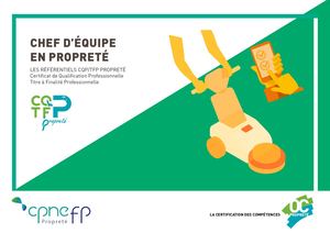 Référentiel CQP TFP Chef d'équipe