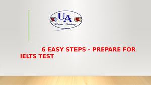 6 Easy Steps Prepare For IElts Test