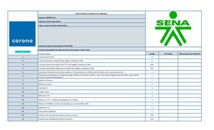 Chek List Completo Zulma