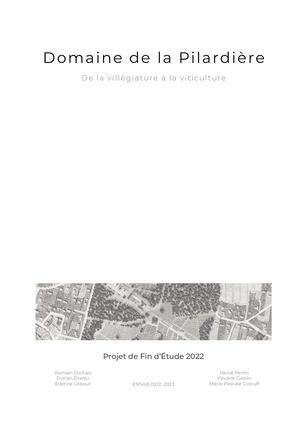 Projet de Fin d'Étude 2022 - Romain Cochais_Dorian Granju_Etienne Lebouc - ENSAB