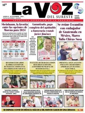 La Voz del Sureste 08 12 2022