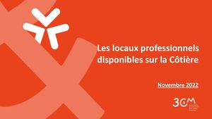 [3CM] Bourse aux locaux professionnels - décembre 2022