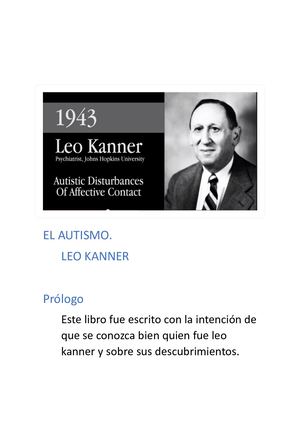 EL AUTISMO
