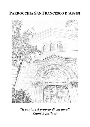 Nuovo Libro dei canti Parrocchia San Francesco d'Assisi al Vomero