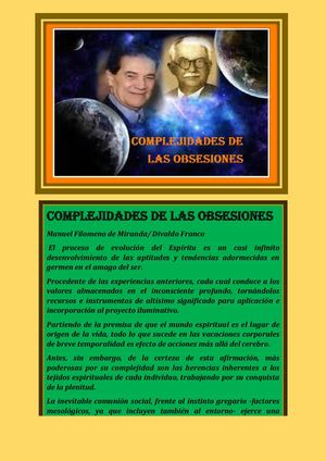 COMPLEJIDADES DE LAS OBSESIONES DIVALDO FRANCO