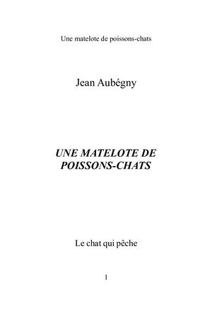 Une Matelote De Poissons Chats