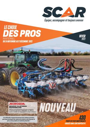 Catalogue Matériel agricole Hiver 2022