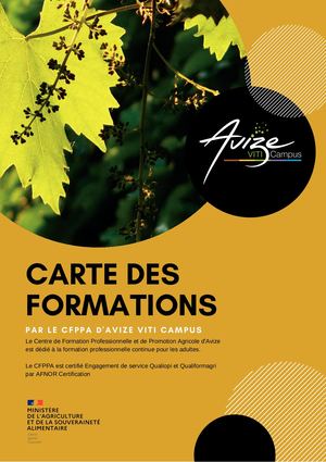 La Carte Des Formations - CFPPA