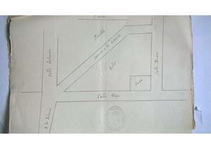 Planos del solar y de las Escuelas edificadas en 1923-1924