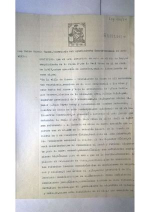 Certificaciones de las Actas de constitución de la Escuela de niños y niñas de nueva creación, de 27 de enero de 1926 y 29 de octubre de 1927