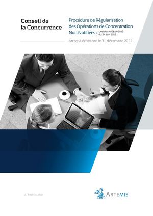 Régularisation Concentrations Non Notifiées