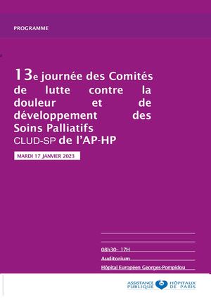 Programme 13 éMe Journée Clud Sp 2023