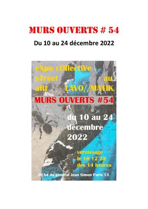 Catalogue Mur Ouverts 54