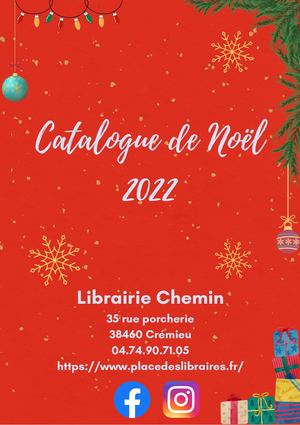 Catalogue De Noël 2022 Librairie Chemin