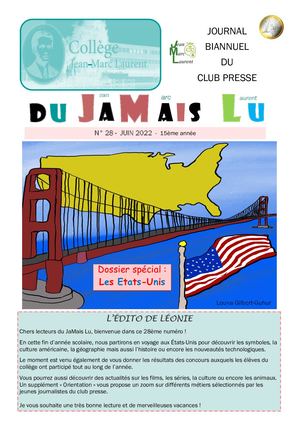 Journal Du JaMais Lu N°28 Juin 2022
