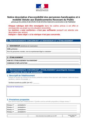 Notice Accessibilite Complete