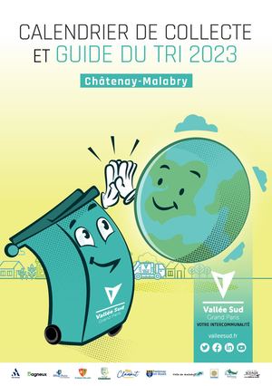 Calendrier de collecte et guide du tri 2023 - Châtenay-Malabry
