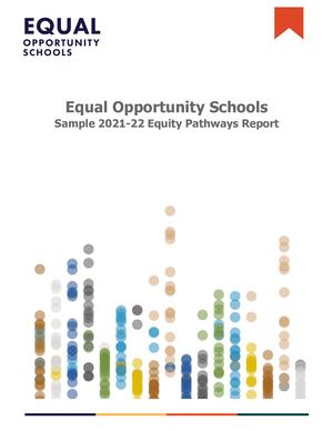 EOS Sample Equity Pathways Report