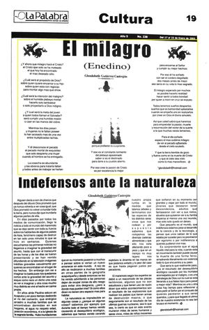 Poema – El milagro