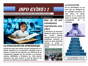 Periódico Digital. evaluación de aprendizajes