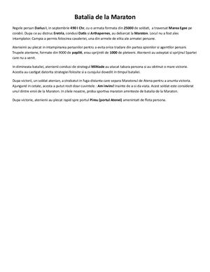 Batalia De La Maraton