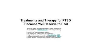 Calaméo - Treatments and Therapy for PTSD – Because You Deserve to Heal