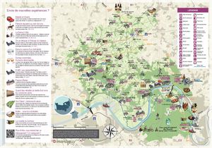 Carte Touristique Caux Seine Normandie tourisme