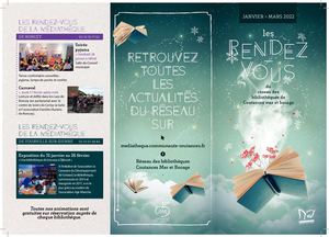 Les rendez-vous de la médiathèque Janvier - Mars 2023