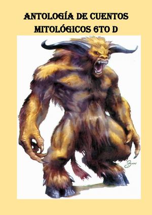 Antología De Cuentos Mitológicos 6to D
