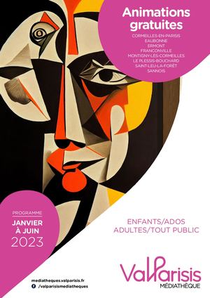 Programme Médiathèques Jan Juin 2023