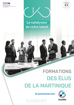 Formations des Élu.e.s - Innoma-Konsiliom - Martinique 2023