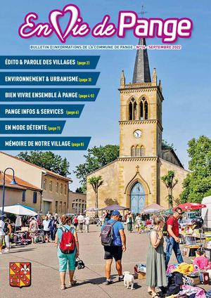 En Vie De Pange 8 pages Septembre 2022